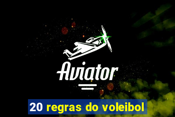 20 regras do voleibol